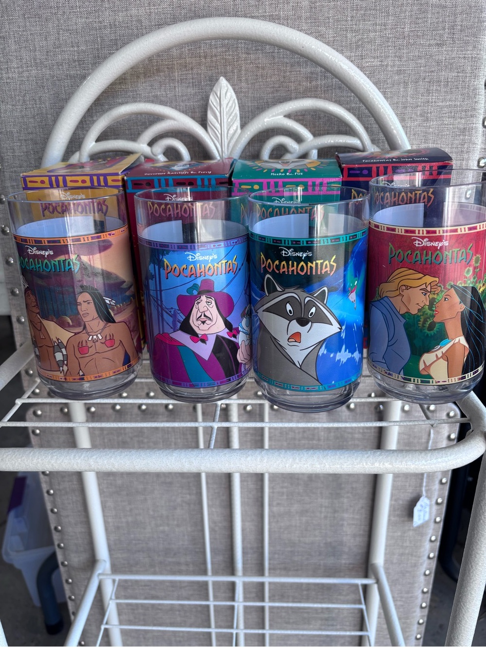 Disney’s Pocahontas collectible cups in original boxes